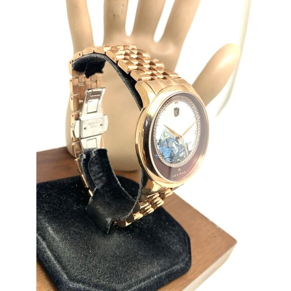 Poniger Men's Watch Automatic Moon Phase Date Rose Gold Stainless Steel 41mm - Picture 13 of 13